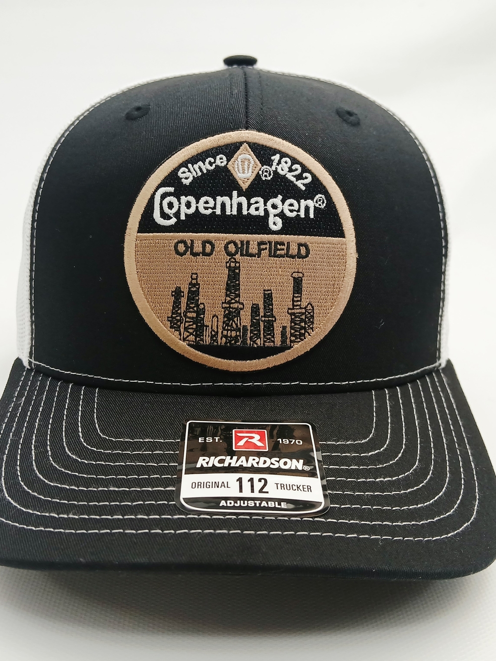 Richardson Black & Tan 'Old Oilfield' Trucker Cap